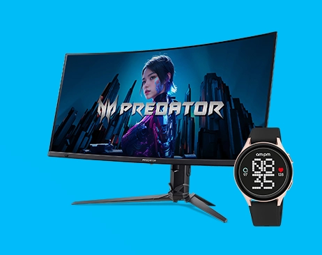Третє місце – Monitor Predator X34 + smartwach AM:PM